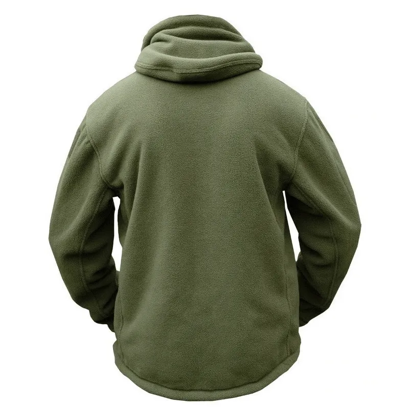 Airsoft Military Jackets for Men / Male Fleece Tactical Thermal Hooded Jacket / Autumn Outerwear