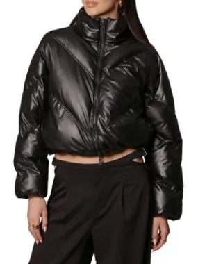 Avec Les Filles
 Thermal Puff™ Relaxed Fit Cropped Puffer Jacket