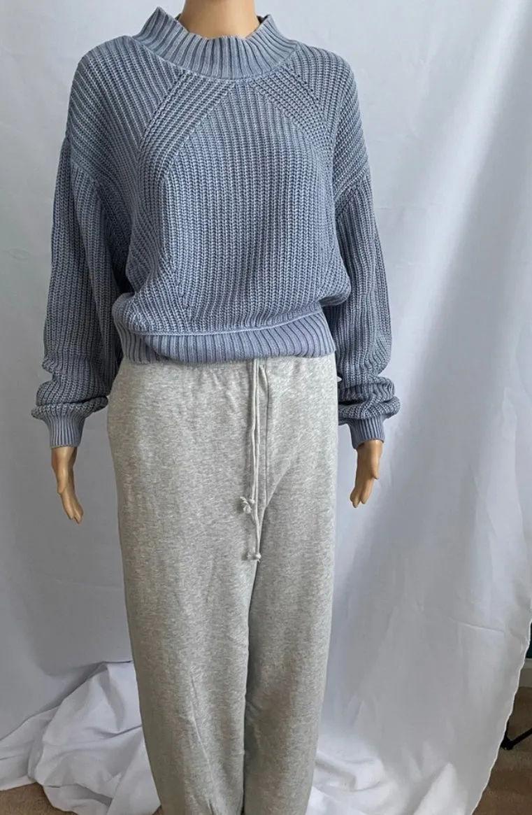 Baggy High-Rise Cinched Sweatpants