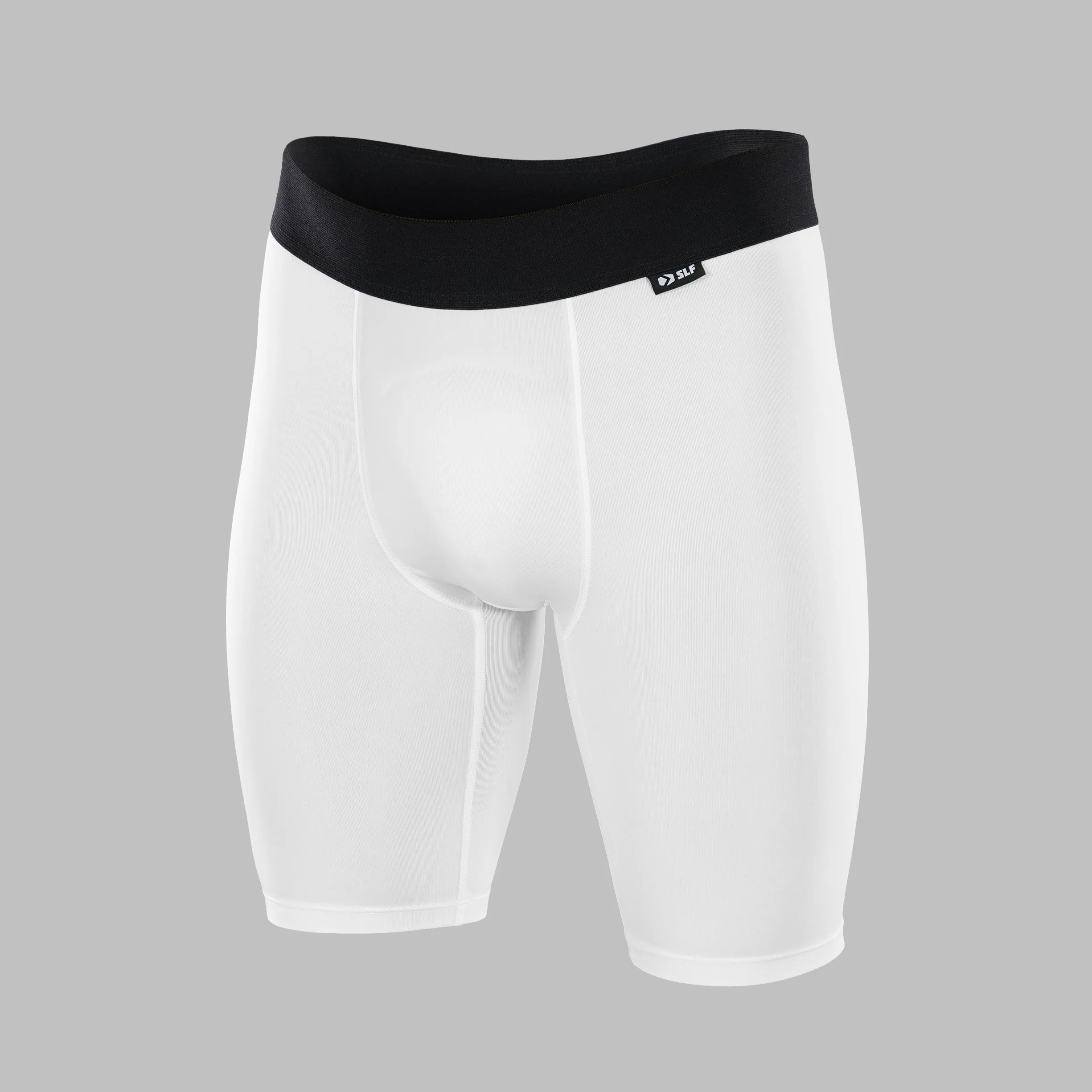 Basic White Compression Shorts