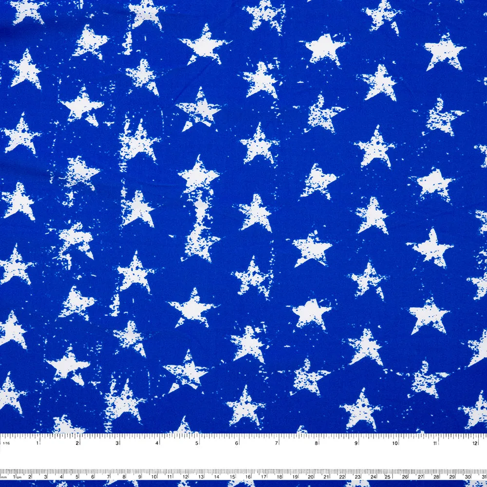 Bathing Suit Print - Stars - Blue