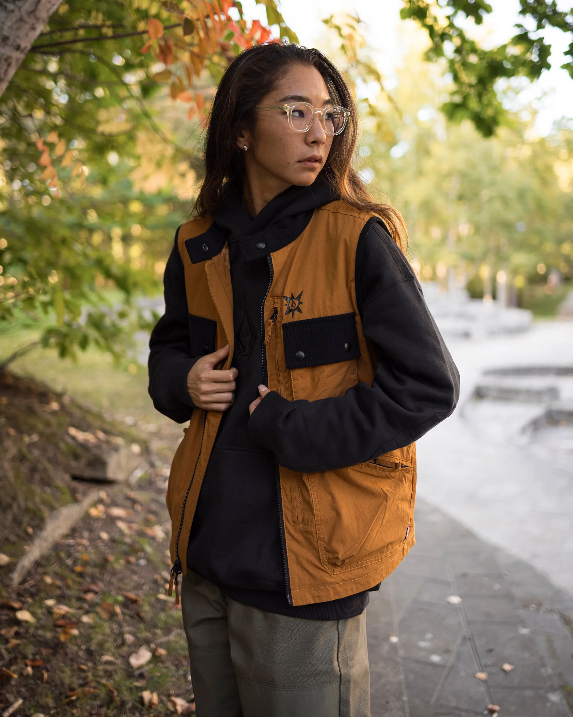 Bryan Iguchi Tds Vest - Chestnut Brown