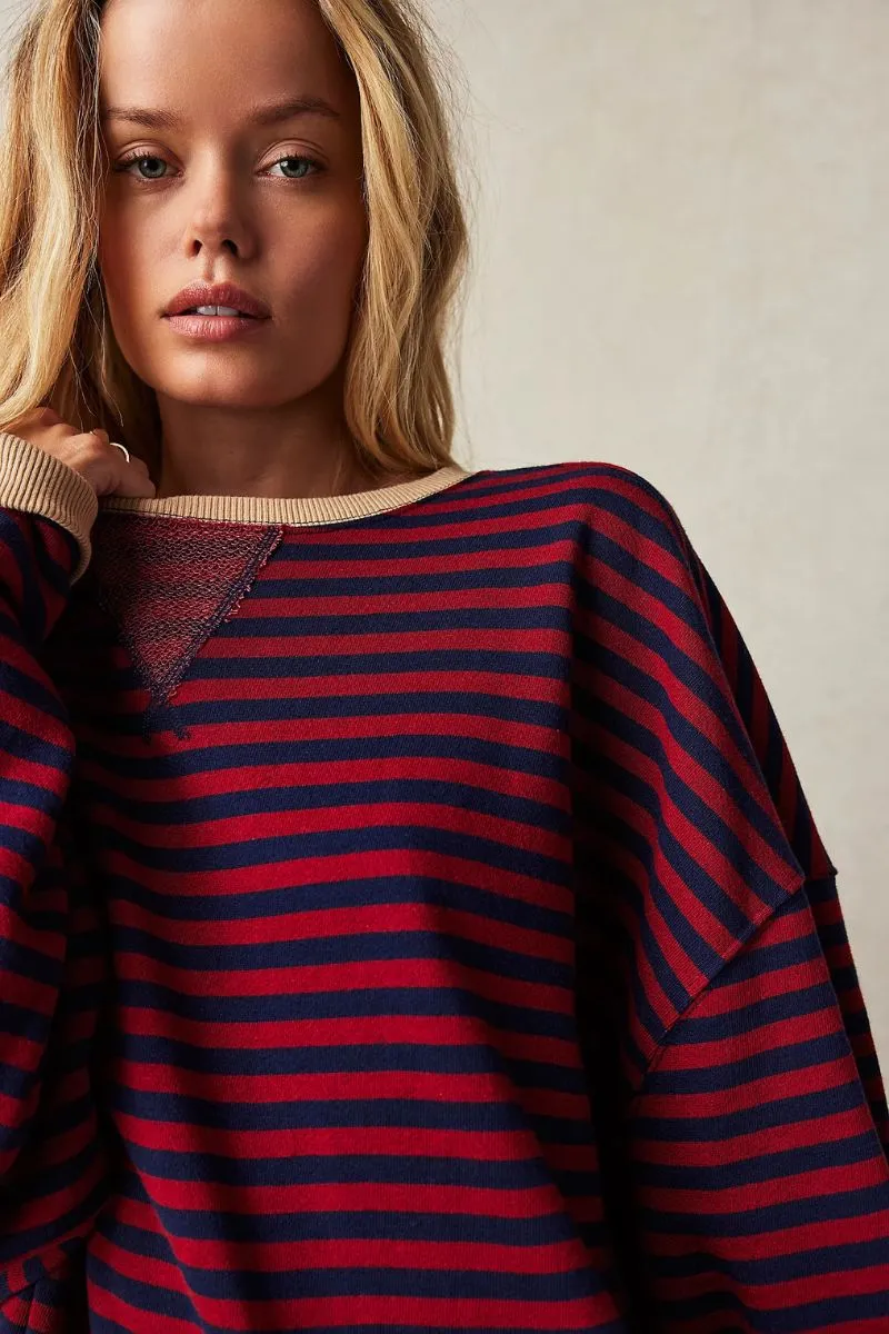 Classic Striped Crew