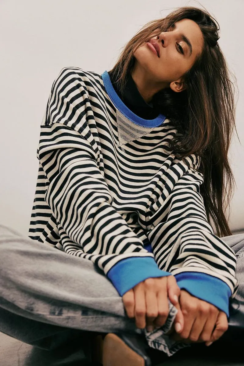 Classic Striped Crew