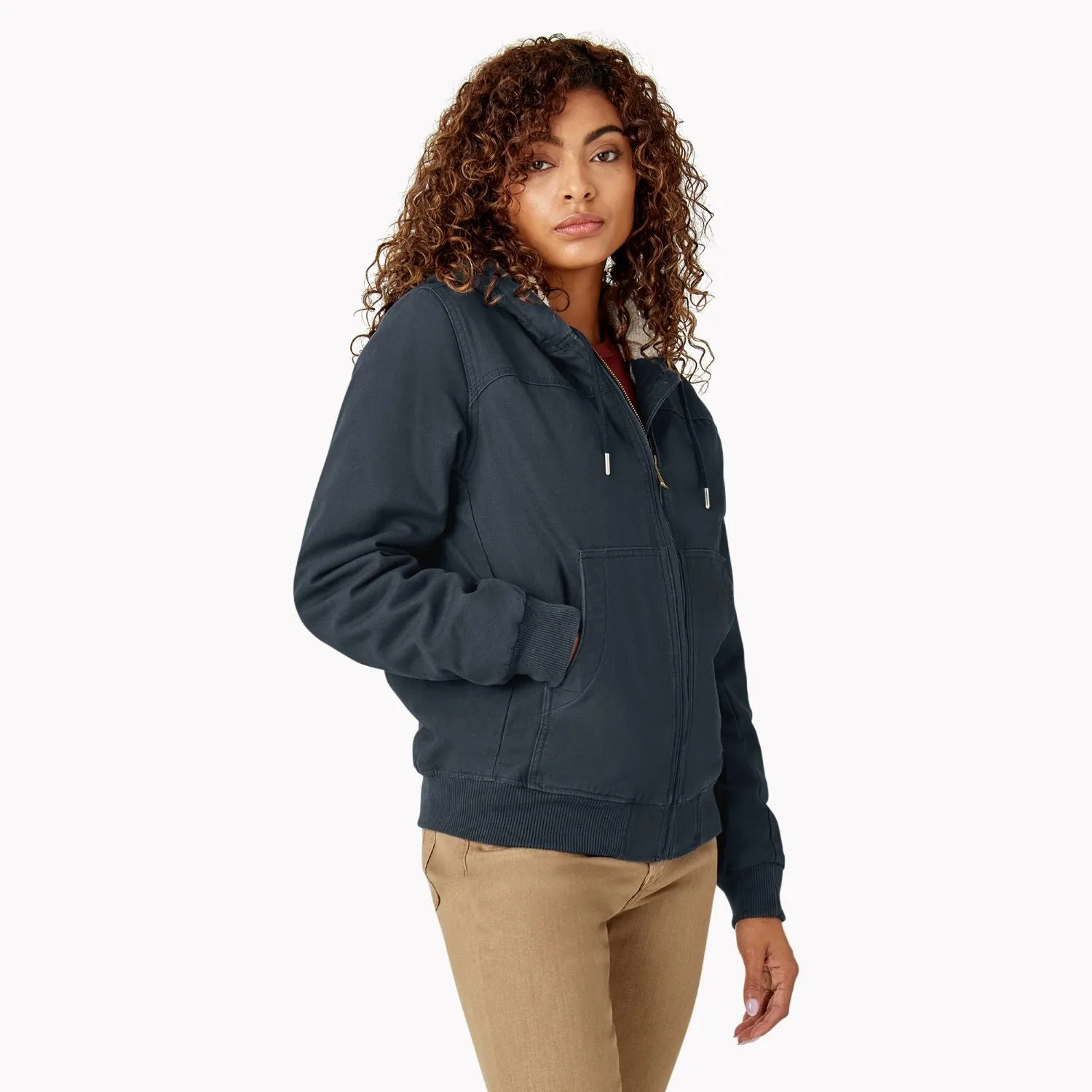 Dickies Women's Fleece Lined Duck Canvas Jacket