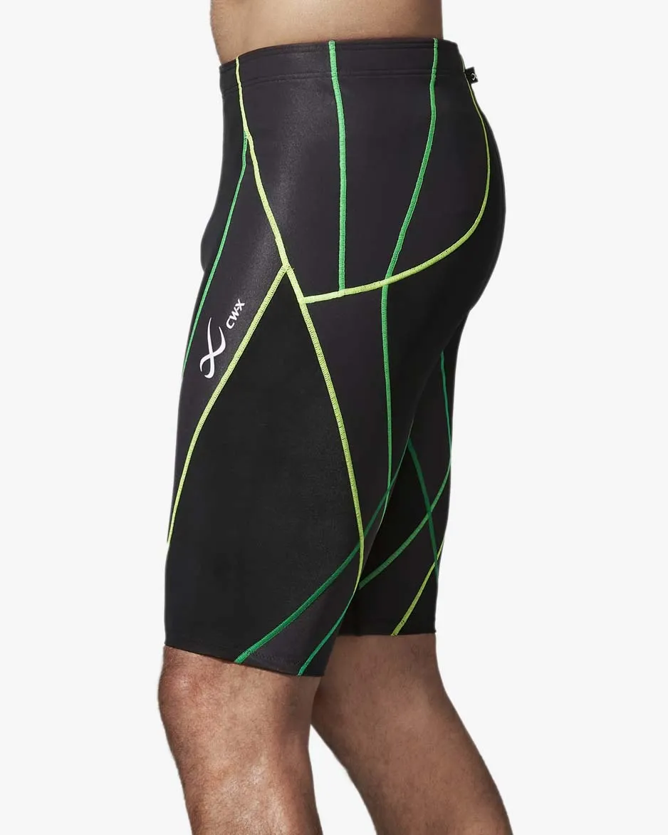 Endurance Generator Joint & Muscle Support Compression Short: Men's Black/Lime