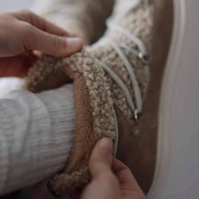 Fur Thick Soled Snow Boots