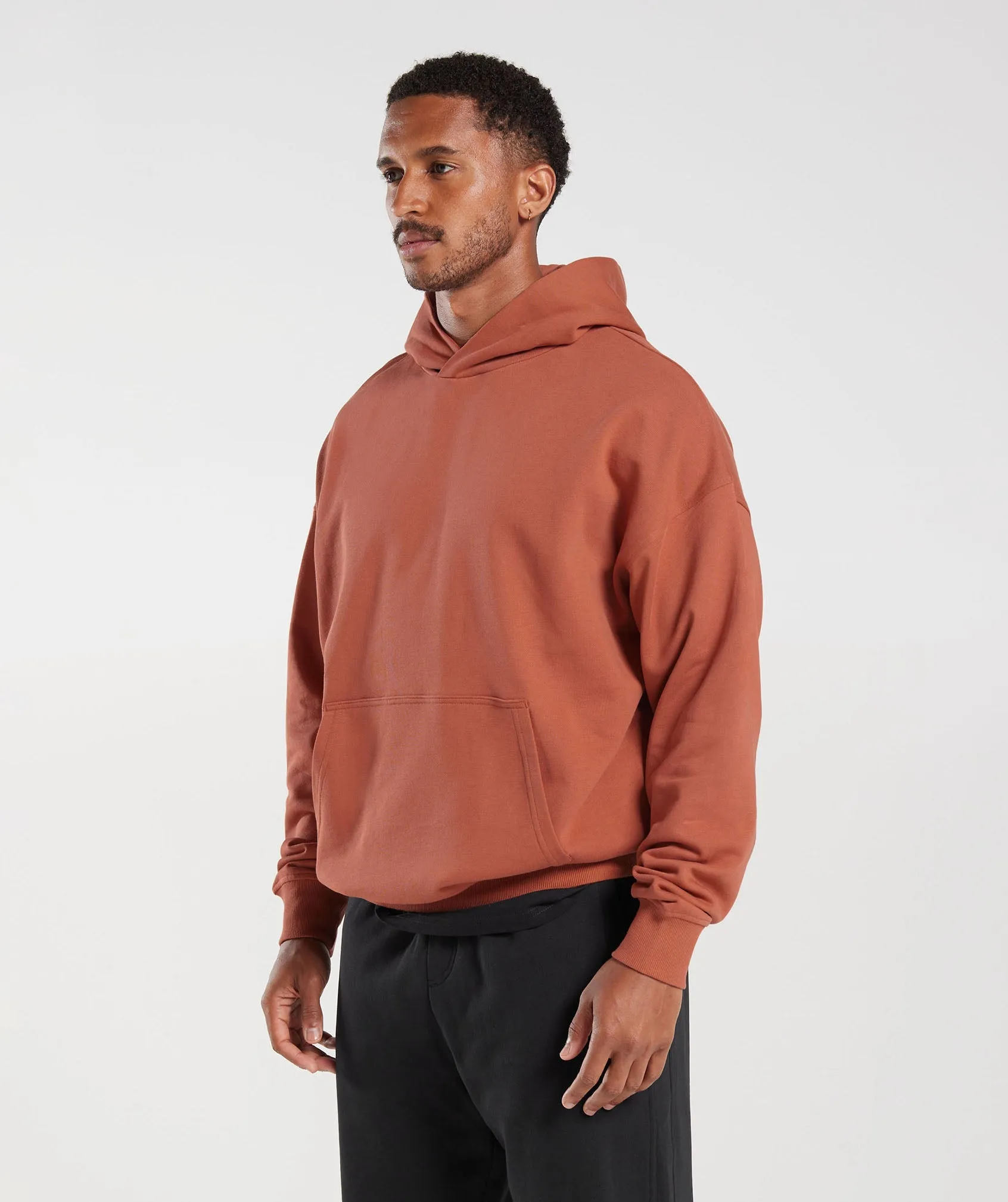 Gymshark Rest Day Essentials Hoodie - Persimmon Red