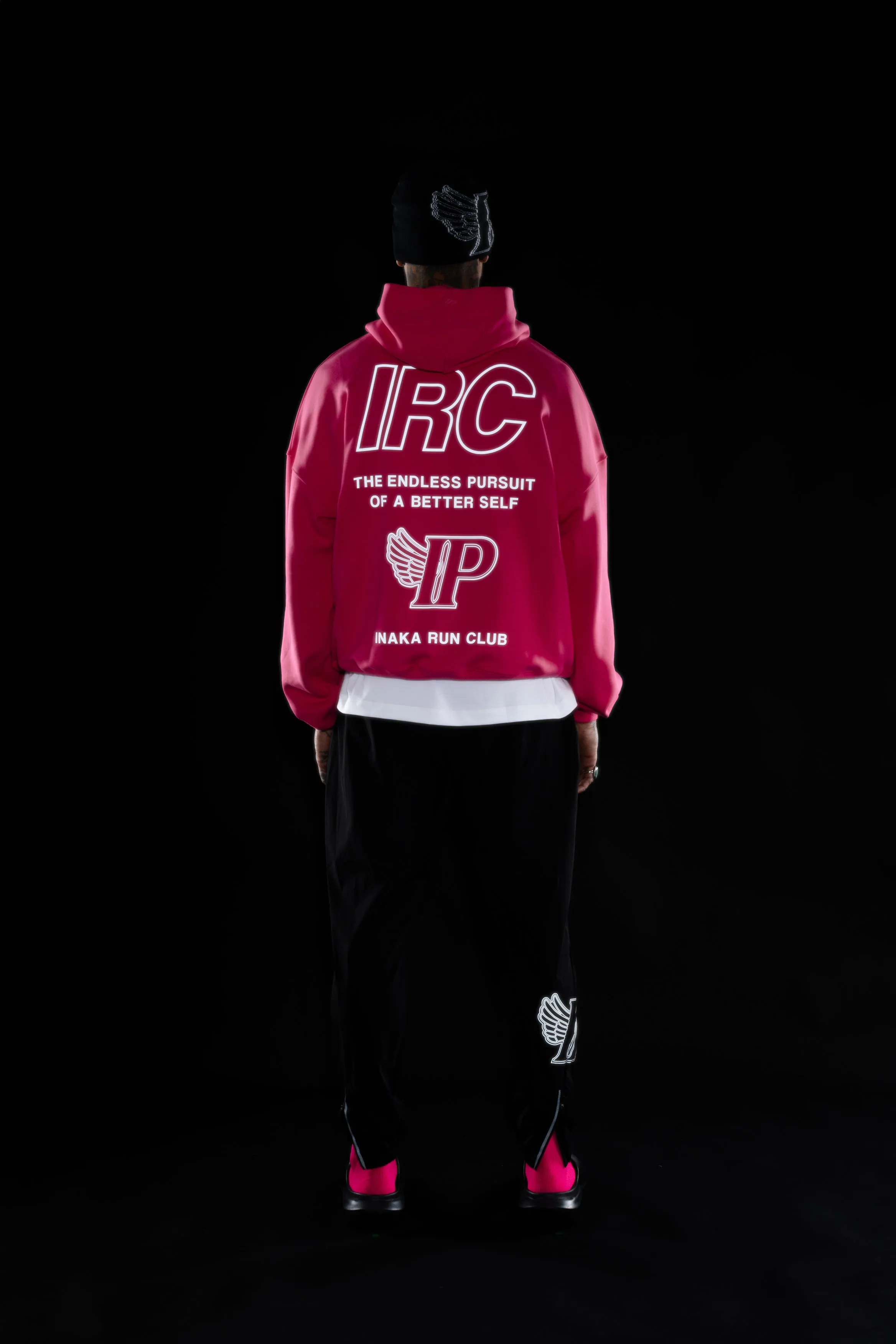 IRC TEAM HOODIE - ELECTRIC PINK