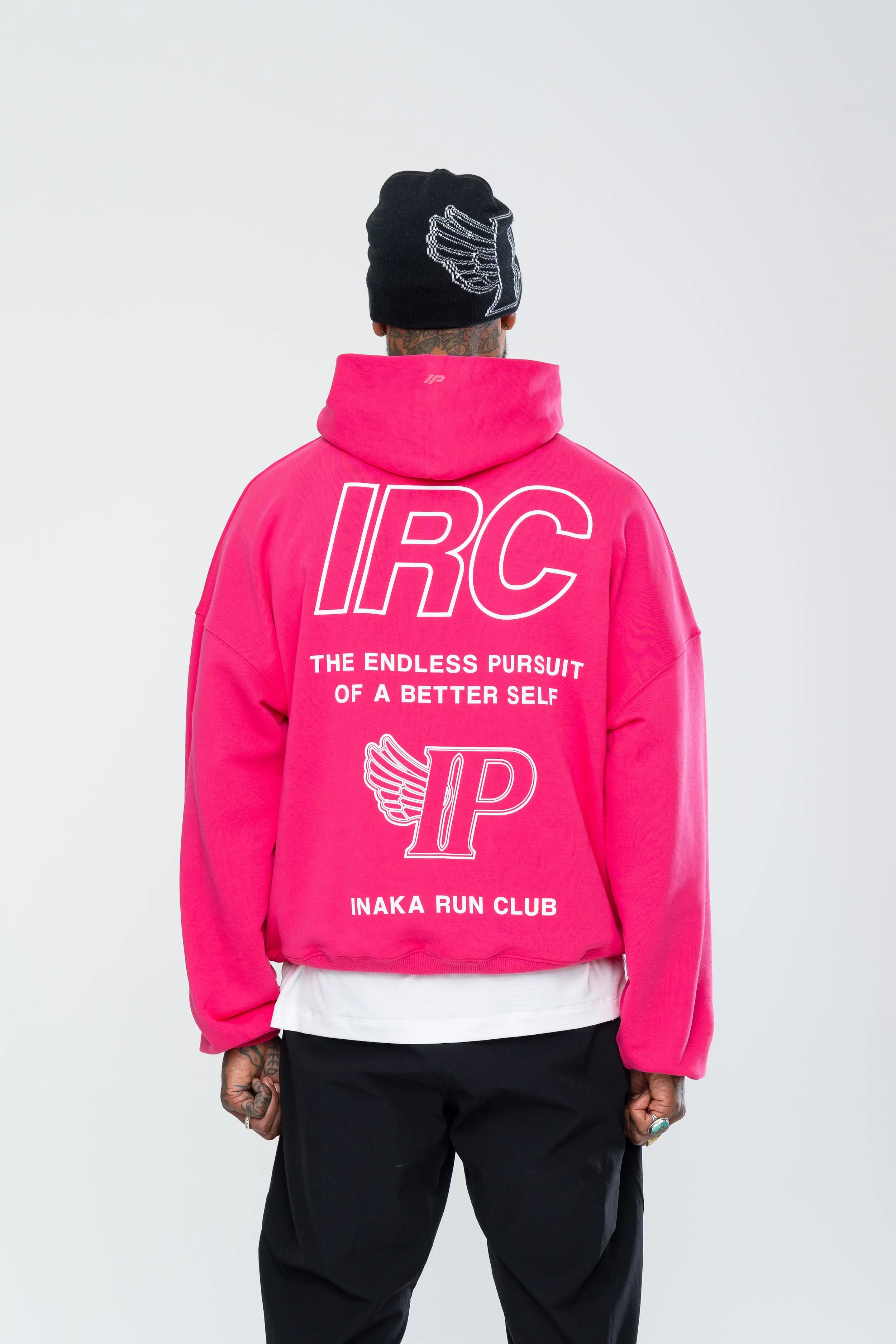 IRC TEAM HOODIE - ELECTRIC PINK