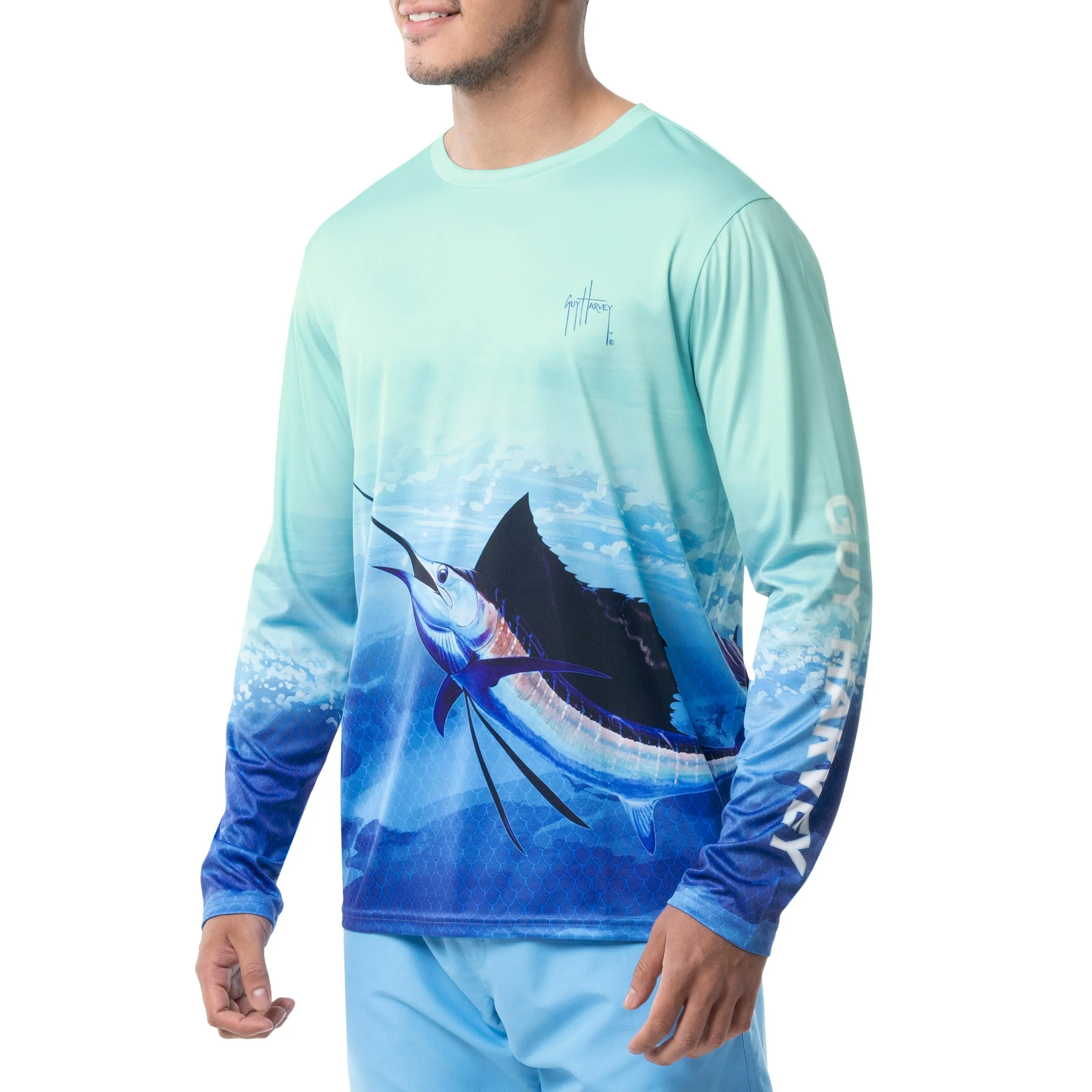 Men's Camo Sail Long Sleeve Performance Shirt