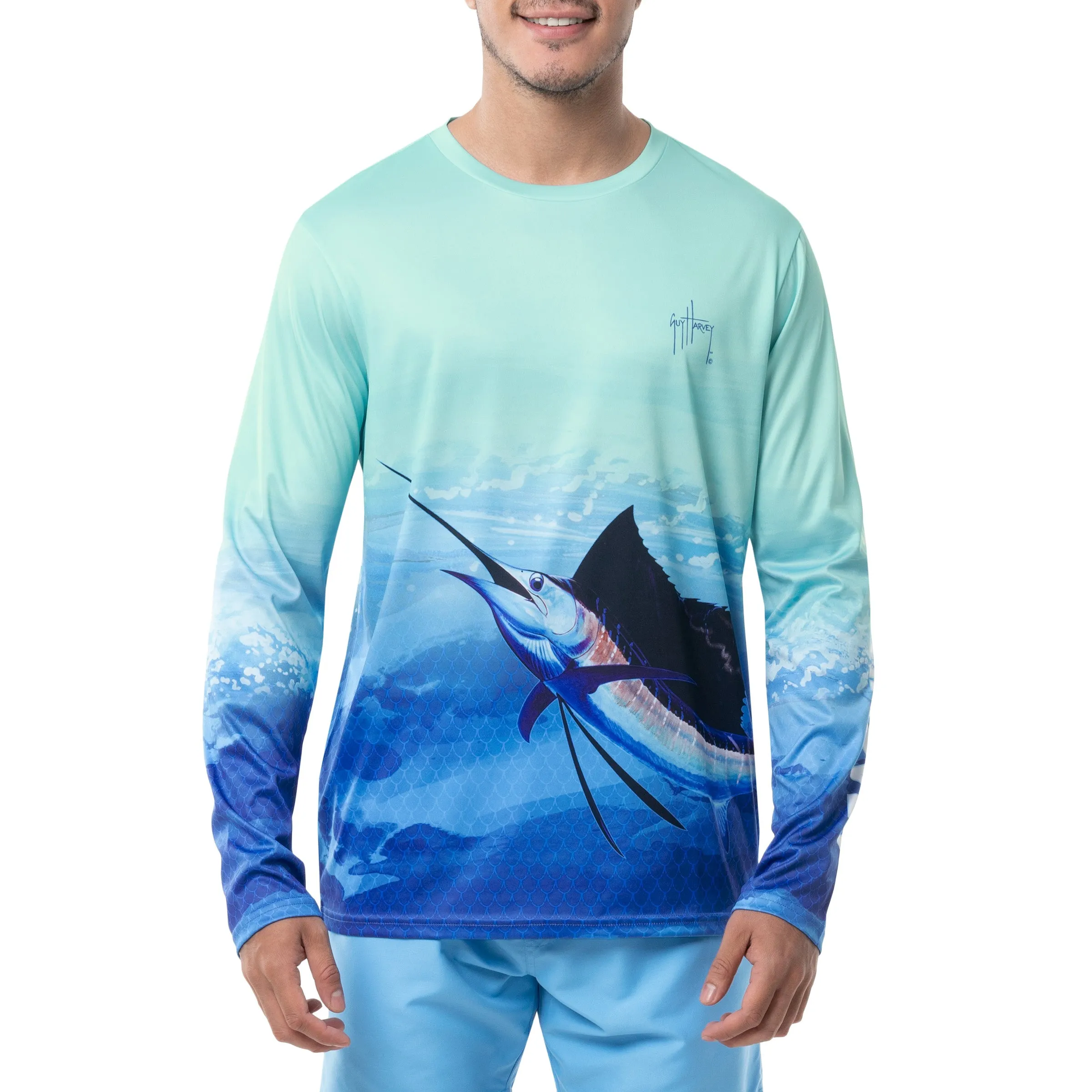 Men's Camo Sail Long Sleeve Performance Shirt