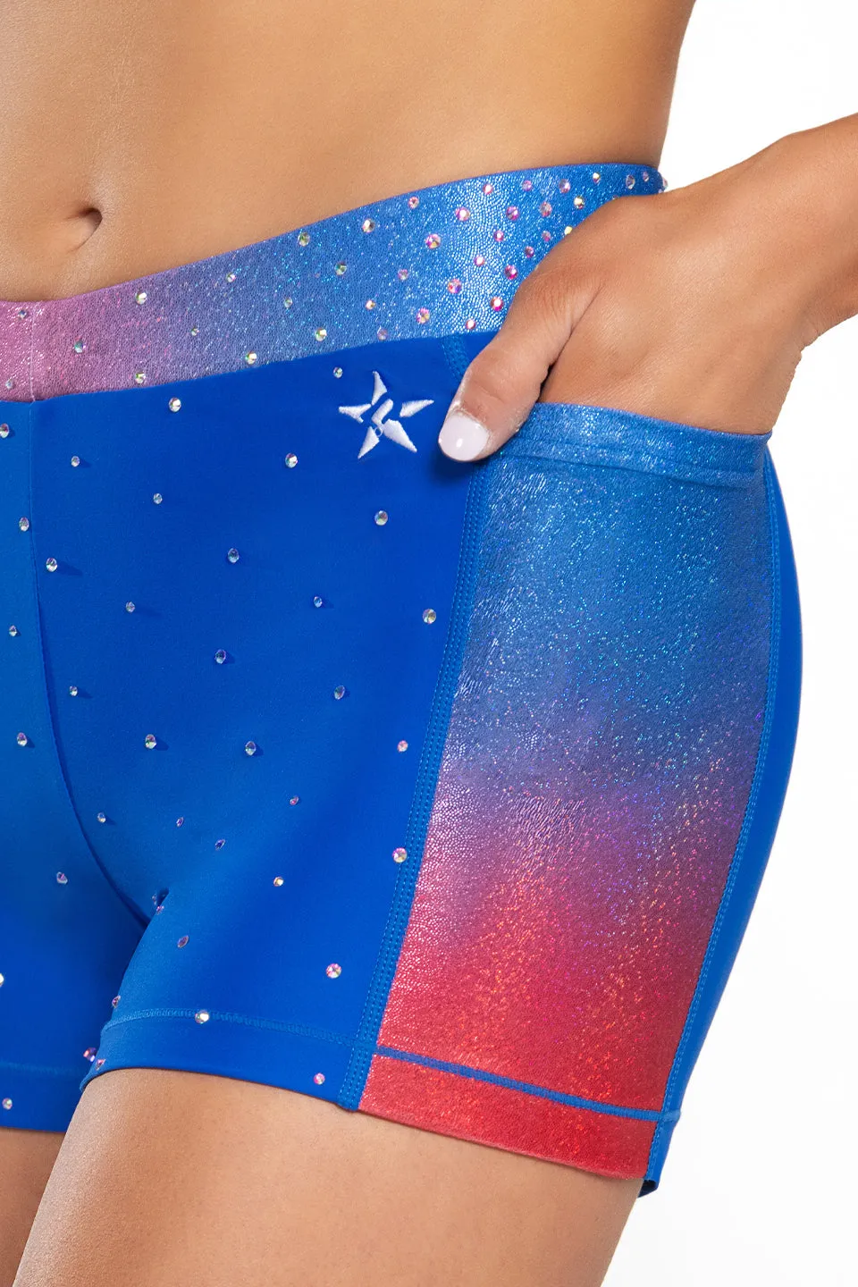 Mid Rise Compression Short in U S Slay