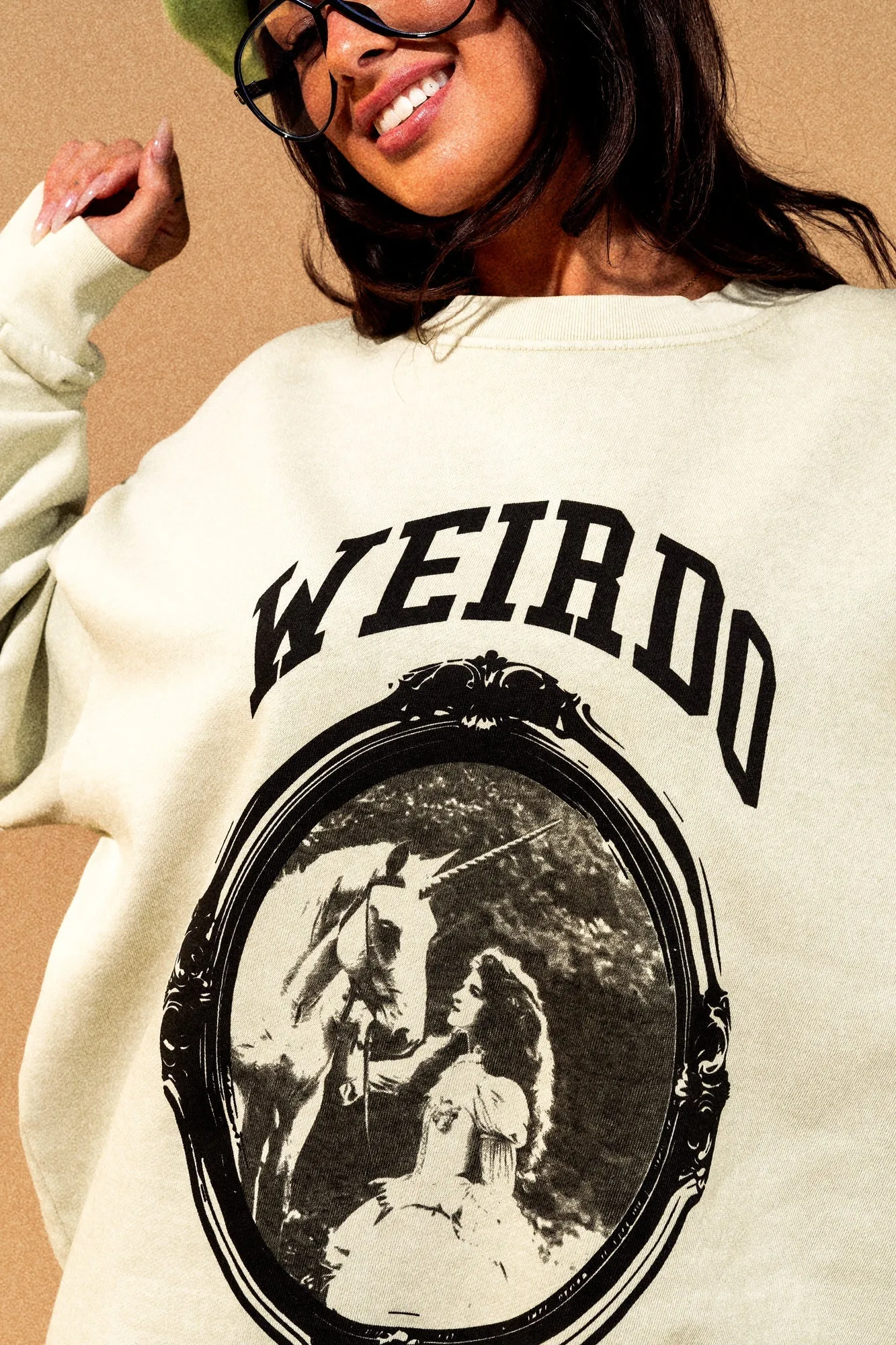 Mirror Mirror Weirdo Oversized Pullover