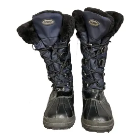 Navy Boots Snow Khombu, Size 7