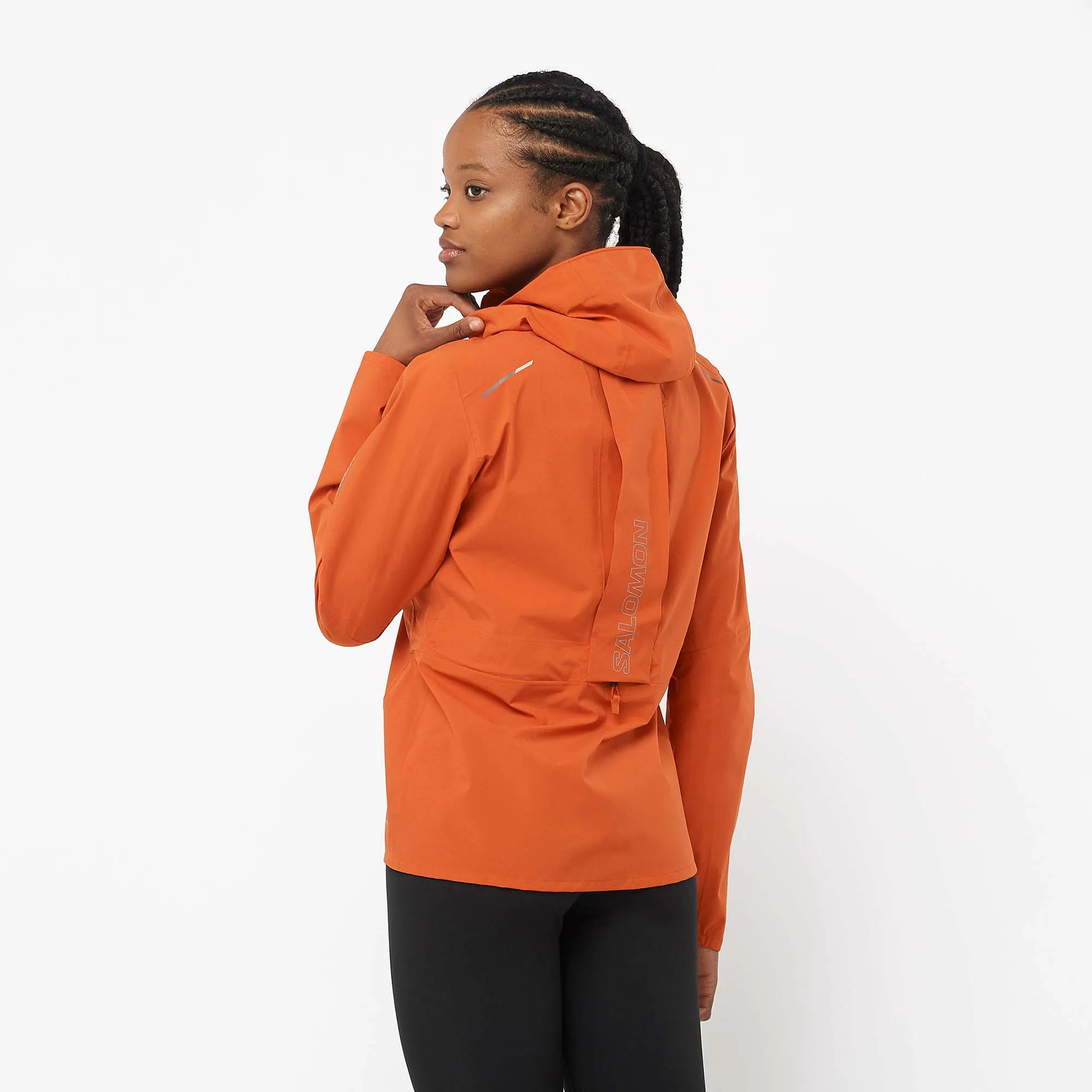 Salomon | Women's Bonatti Trail Jacket - Burnt Ochre