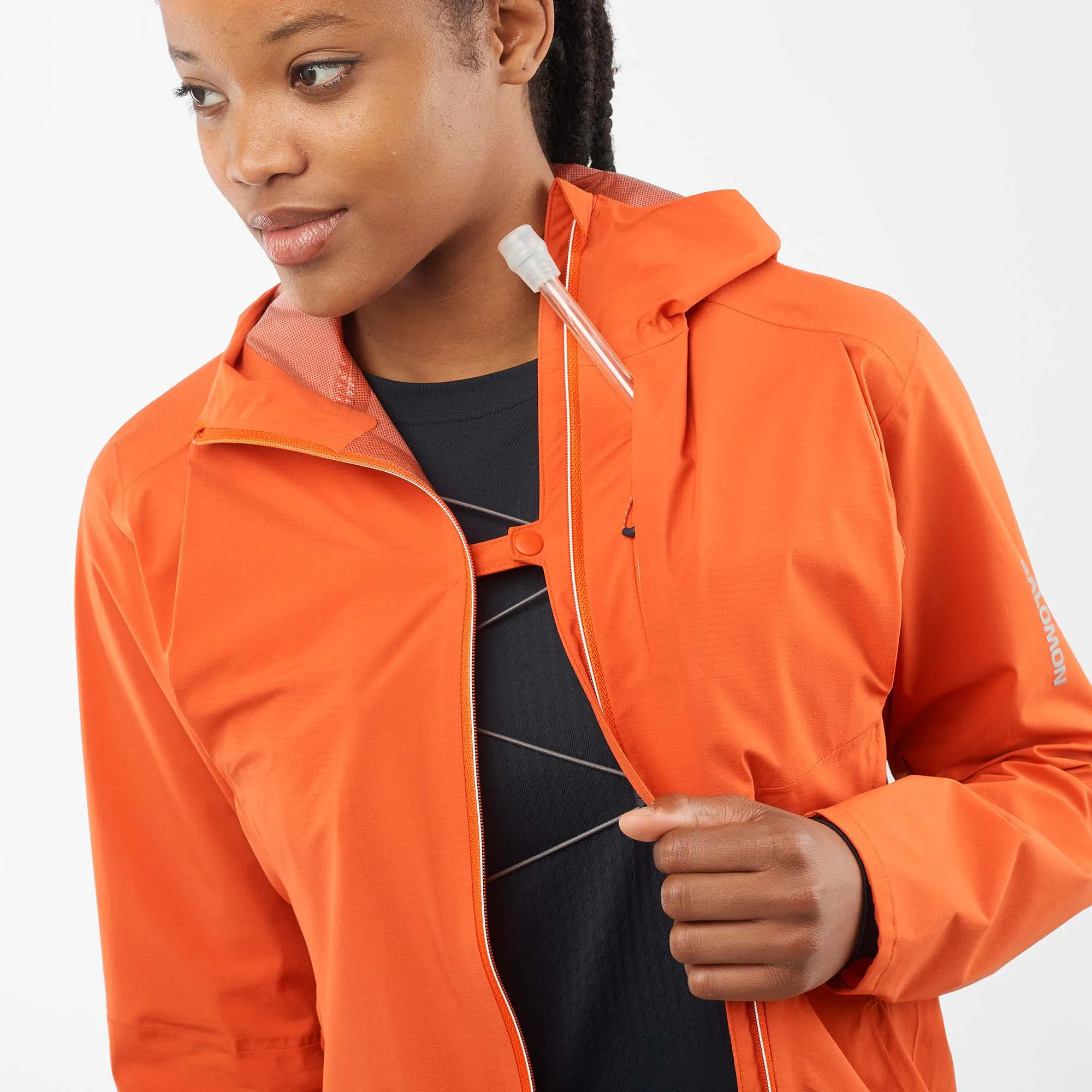 Salomon | Women's Bonatti Trail Jacket - Burnt Ochre