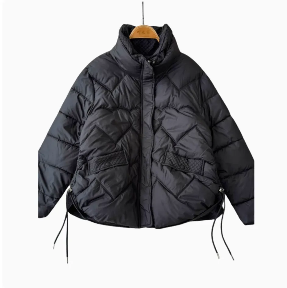 Stand Collar Short Padded Jacket