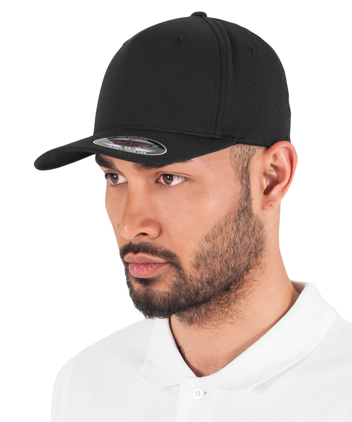 White - Flexfit 5-panel (6560)