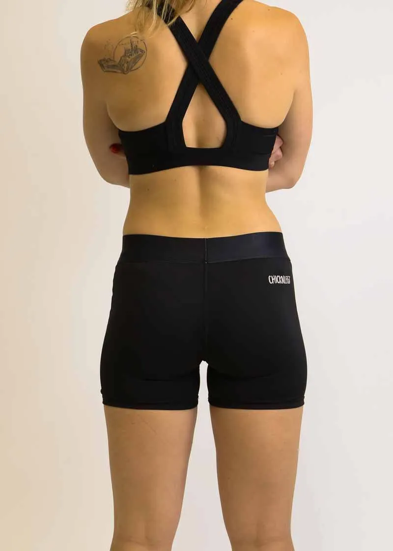 Women's Black 3" Compression Shorts