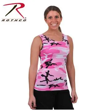 Womens Camo Stretch Tank Top